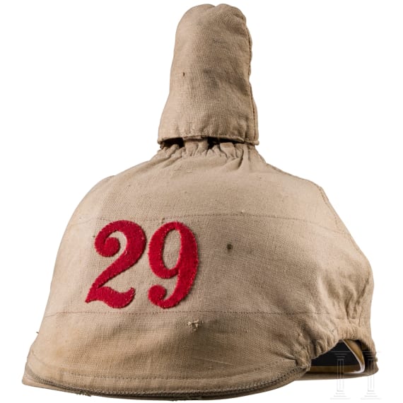 Helm f&uuml;r Offiziere der Feldartillerie, um 1900