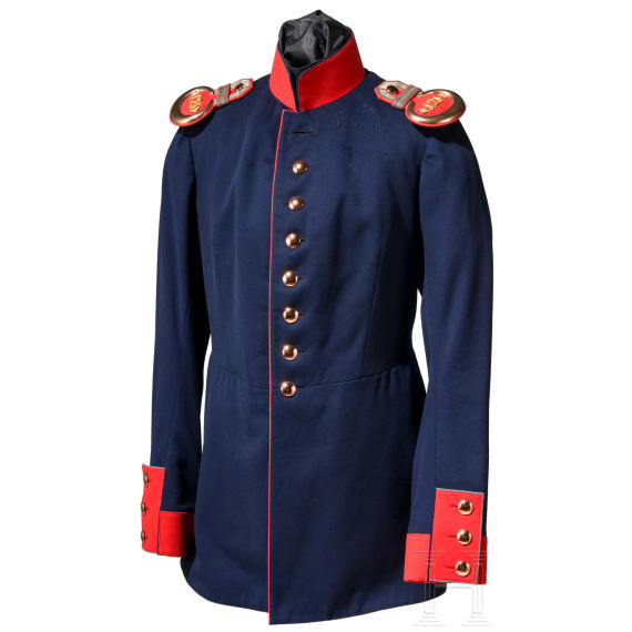 Waffenrock f&uuml;r einen Hauptmann im Infanterie-Regiment "Alt-W&uuml;rttemberg" (3. W&uuml;rttembergisches) Nr. 121