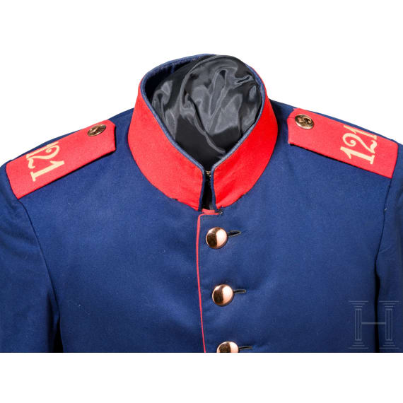 Rock eines Angeh&ouml;rigen des Infanterie-Regiments "Alt-W&uuml;rttemberg" (3. W&uuml;rttembergisches) Nr. 121