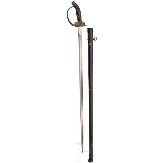 Degen M 1889 f&uuml;r Offiziere der Infanterie, Kriegsfertigung, um 1914