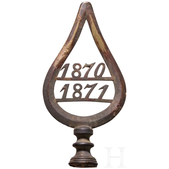 Fahnenspitze "1870 - 1871"