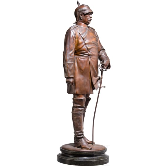 Reichskanzler F&uuml;rst Otto von Bismarck in K&uuml;rassieruniform