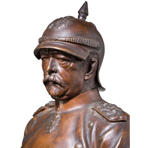 Reichskanzler F&uuml;rst Otto von Bismarck in K&uuml;rassieruniform