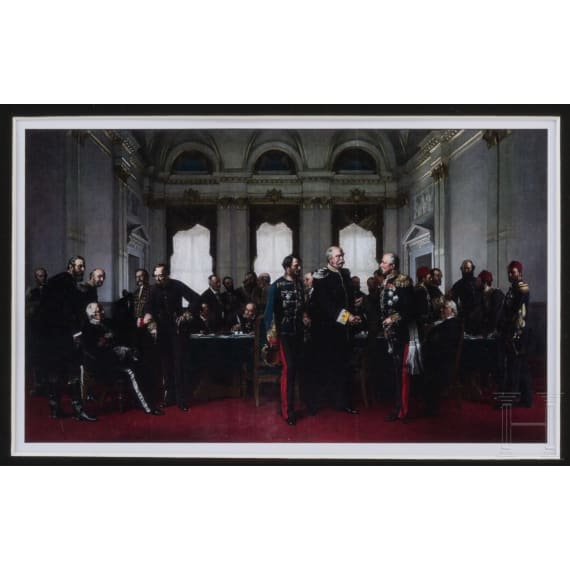 Anton von Werner (1843 - 1915) - Studie zu seinem Gem&auml;lde "Der Kongress zu Berlin", 1878