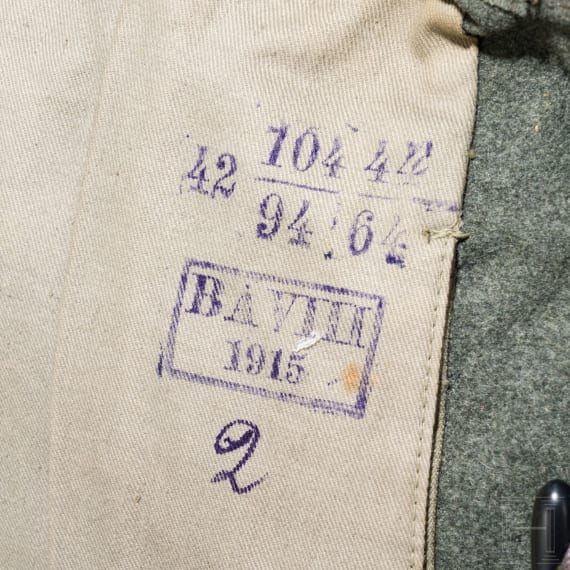Feldgraue Attila f&uuml;r einen Unteroffizier im Leib-Garde-Husaren-Regiment, um 1915