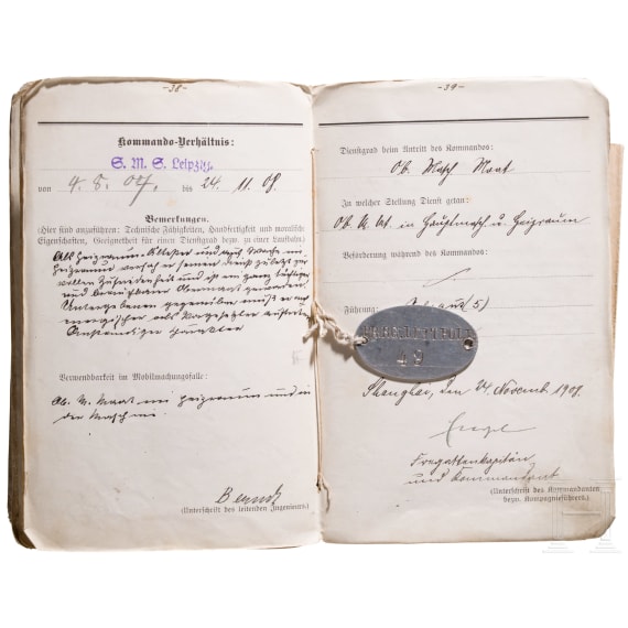 F&uuml;hrungsbuch eines Leutnants a.D. der kaiserlichen Marine