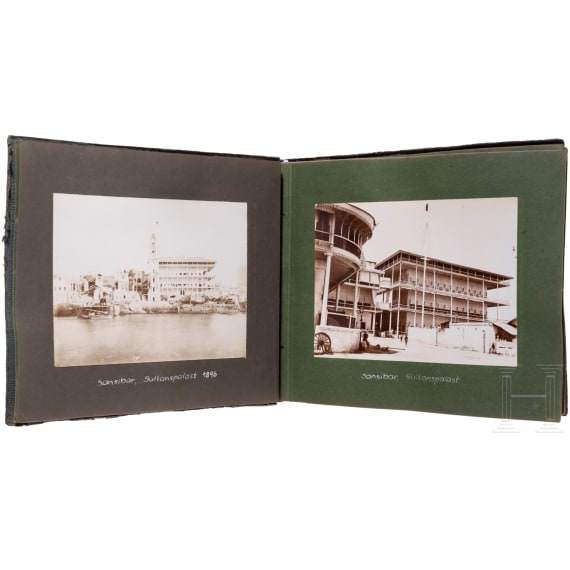 Fotoalbum eines Angeh&ouml;rigen der Schutztruppe, Deutsch-Ostafrika, 1896 - 1909
