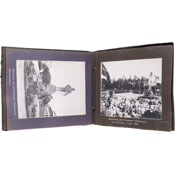 Fotoalbum eines Angeh&ouml;rigen der Schutztruppe, Deutsch-Ostafrika, 1896 - 1909