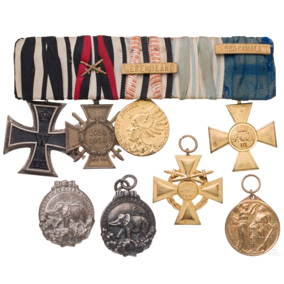 Vizefeldwebel Karl Kiefer, Schutztruppe Deutsch-S&uuml;dwestafrika - Ordens- und Dokumentennachlass
