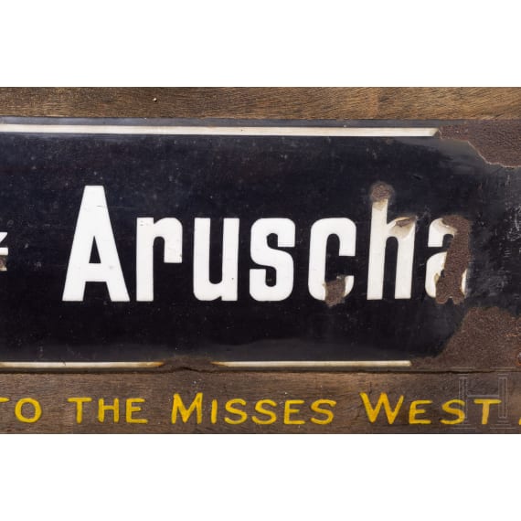 "Aruscha"-Wegweiser, Deutsch-S&uuml;dwestafrika