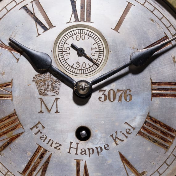 Schiffs-Wanduhr der Kaiserlichen Marine, von Franz Harpe, Kiel