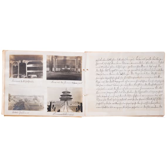 Bebilderter Reisebericht eines deutschen kaiserlichen Beamten in China, 11.10. - 2.11.1906