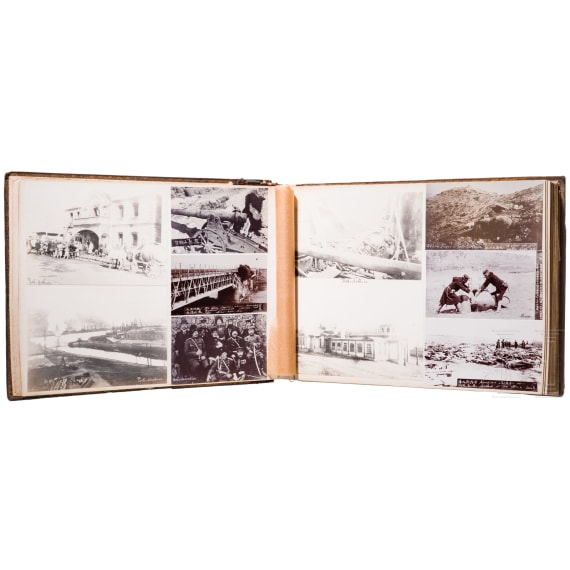 Lackalbum eines deutschen kaiserlichen Beamten in China, um 1907