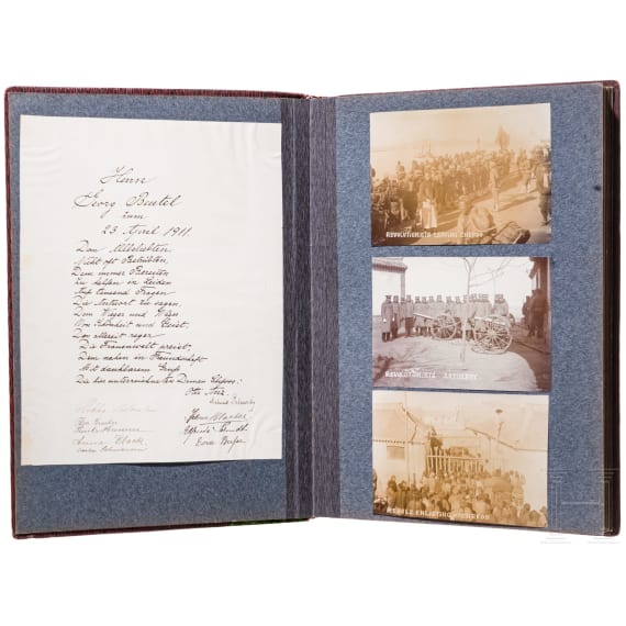 Album eines deutschen kaiserlichen Beamten in China, um 1911