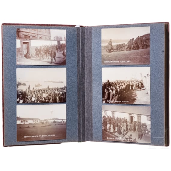 Album eines deutschen kaiserlichen Beamten in China, um 1911