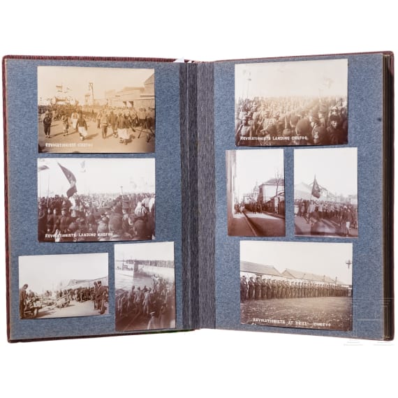 Album eines deutschen kaiserlichen Beamten in China, um 1911