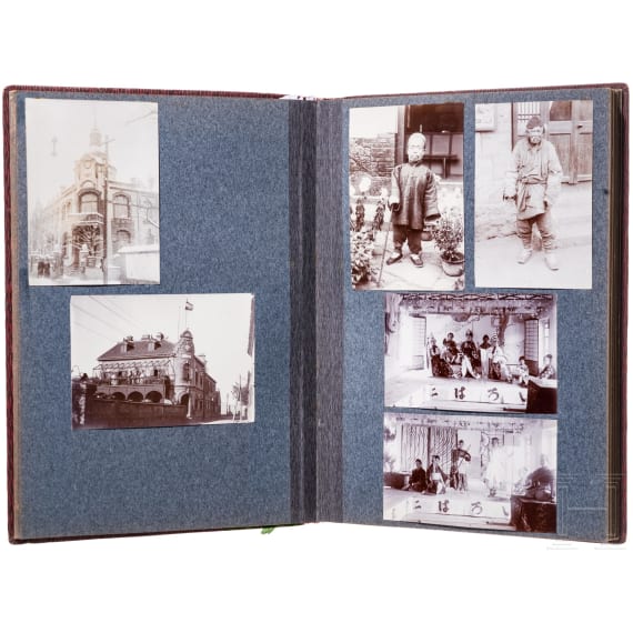 Album eines deutschen kaiserlichen Beamten in China, um 1911