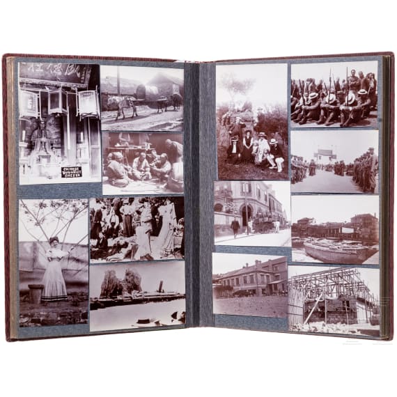 Album eines deutschen kaiserlichen Beamten in China, um 1911