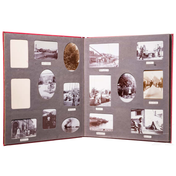 Album eines deutschen kaiserlichen Beamten in China, um 1909 - 1911