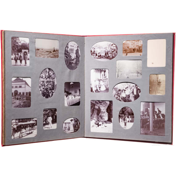 Album eines deutschen kaiserlichen Beamten in China, um 1909 - 1911