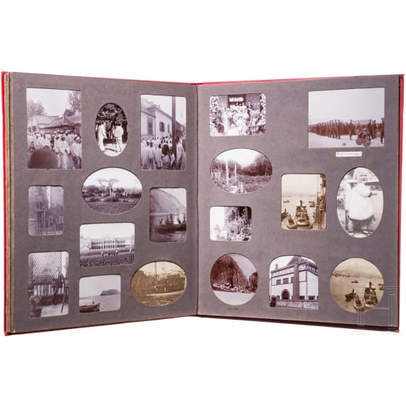 Album eines deutschen kaiserlichen Beamten in China, um 1909 - 1911