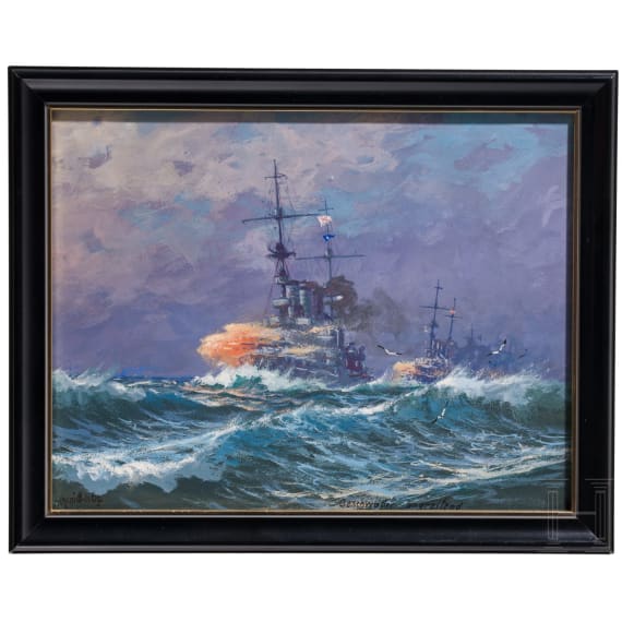 Robert Schmidt-Hamburg (1885 - 1963) - "Geschwader angreifend"