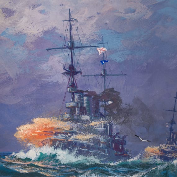 Robert Schmidt-Hamburg (1885 - 1963) - "Geschwader angreifend"