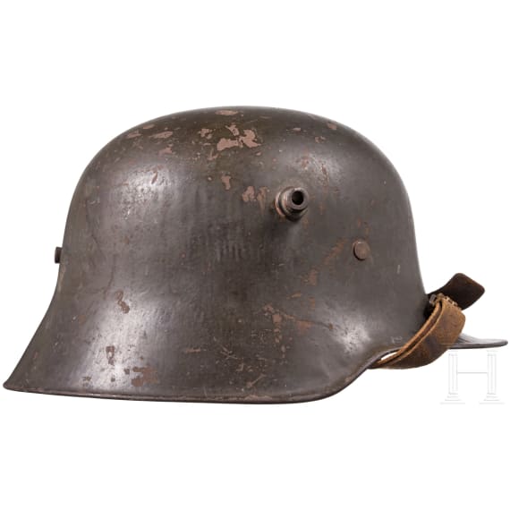Stahlhelm M 17, datiert 1918