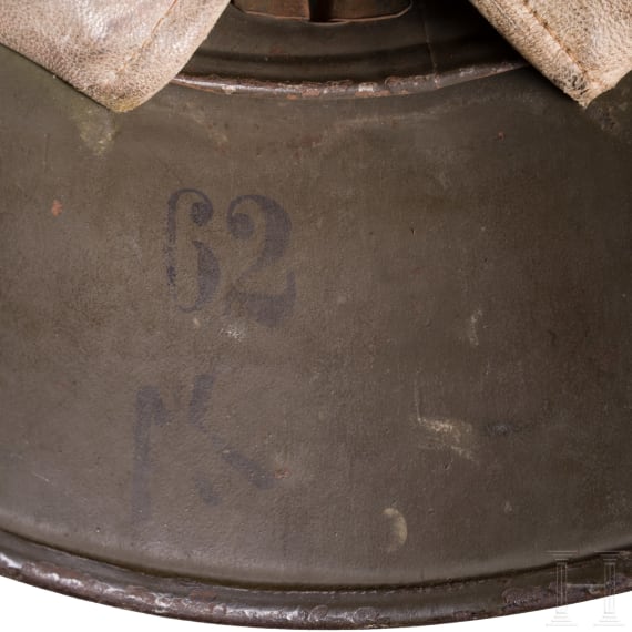 Stahlhelm M 17, datiert 1918