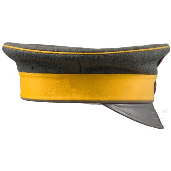 Schirmm&uuml;tze f&uuml;r Unteroffiziere im 2. W&uuml;rttembergischen Ulanen-Regiment Nr. 20 (gesiegelte Probe), datiert 1916