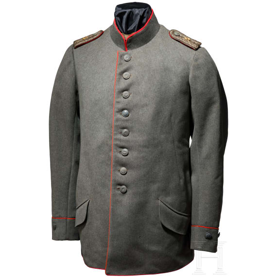 Feldgrauer Rock f&uuml;r einen Leutnant, um 1915