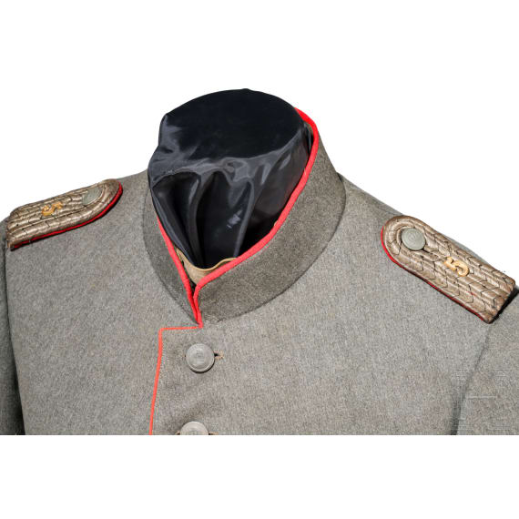 Feldgrauer Rock f&uuml;r einen Leutnant, um 1915