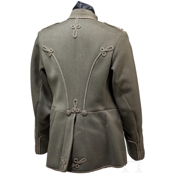 Feldgraue Attila f&uuml;r einen Oberleutnant im 2. Leib-Husaren-Regiment "K&ouml;nigin Viktoria von Preu&szlig;en" Nr. 2, um 1915