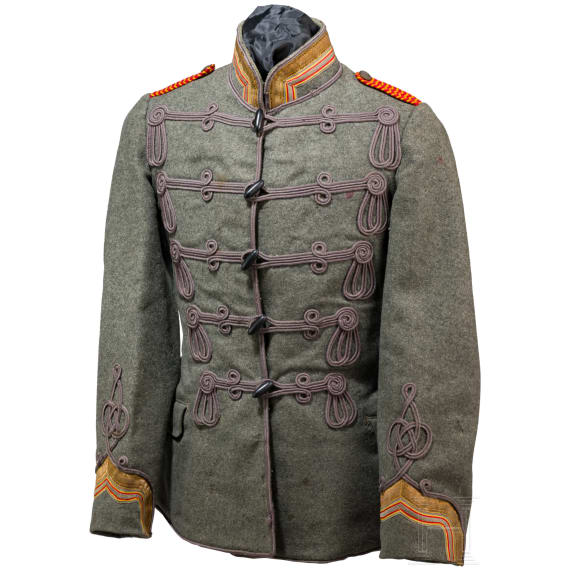 Feldgraue Attila f&uuml;r einen Unteroffizier im Leib-Garde-Husaren-Regiment, um 1915