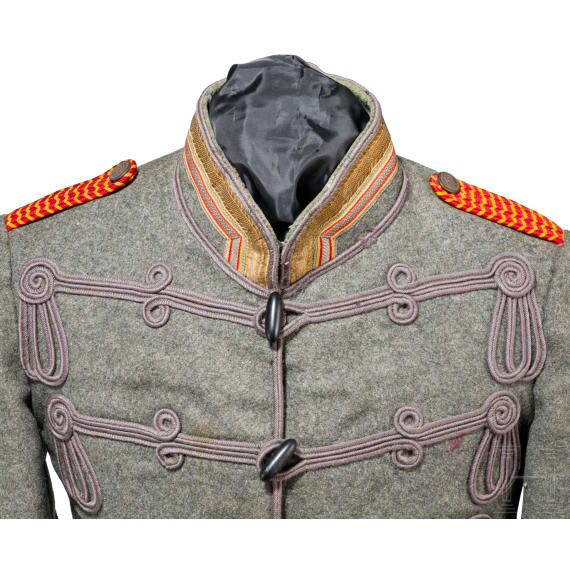 Feldgraue Attila f&uuml;r einen Unteroffizier im Leib-Garde-Husaren-Regiment, um 1915