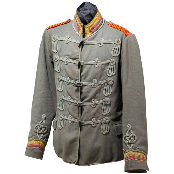 Feldgraue Attila f&uuml;r Unteroffiziere im Leib-Garde-Husaren-Regiment