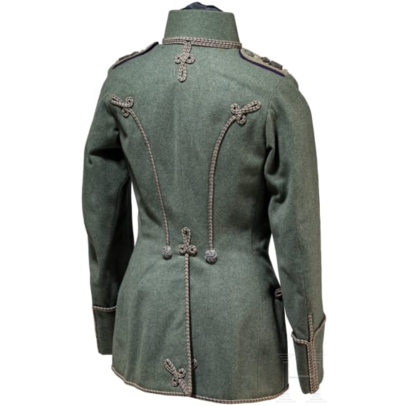 Feldgraue Attila f&uuml;r einen Rittmeister im Husaren-Regiment "K&ouml;nigin Wilhelmina der Niederlande" (Hannoversches) Nr. 15