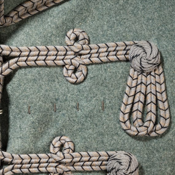 Feldgraue Attila f&uuml;r einen Rittmeister im Husaren-Regiment "K&ouml;nigin Wilhelmina der Niederlande" (Hannoversches) Nr. 15