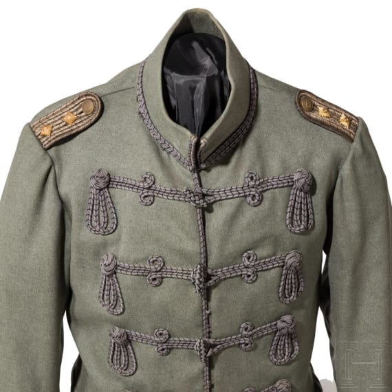 Feldgraue Attila M 1910 f&uuml;r einen Rittmeister der Husaren