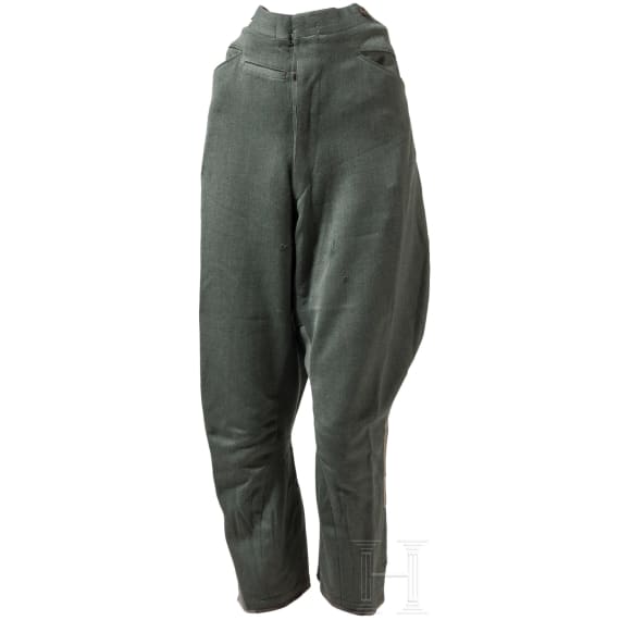 Feldgraue Stiefelhose M 1915 f&uuml;r Offiziere der Husaren