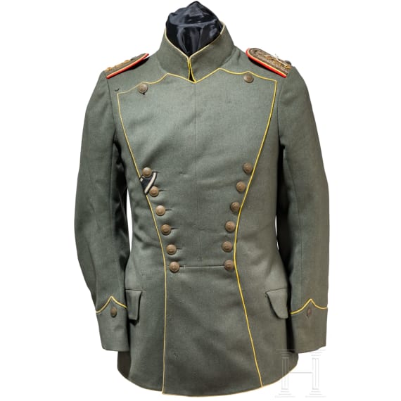 Feldgraue Ulanka f&uuml;r einen Rittmeister im Ulanen-Regiment "Graf Haeseler" (2. Brandenburgisches) Nr. 11