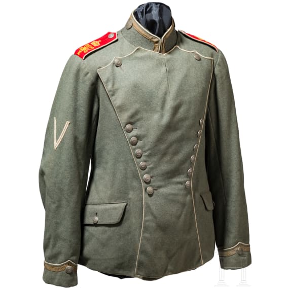Feldgraue Ulanka f&uuml;r einen Wachtmeister im K&ouml;nigs-Ulanen-Regiment (1. Hannoversches) Nr. 13, um 1915