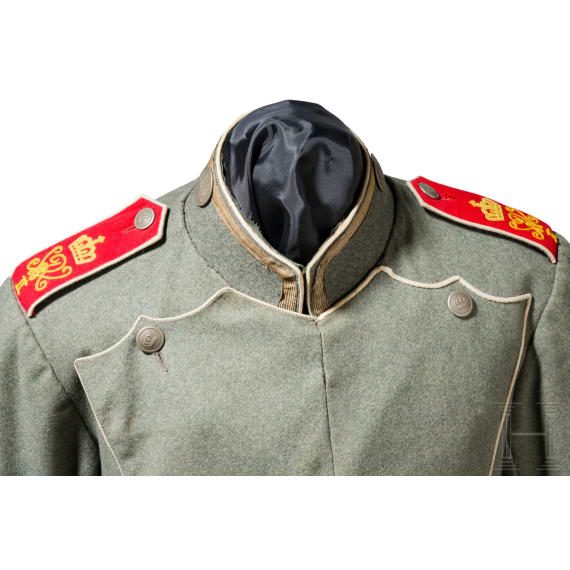 Feldgraue Ulanka f&uuml;r einen Wachtmeister im K&ouml;nigs-Ulanen-Regiment (1. Hannoversches) Nr. 13, um 1915