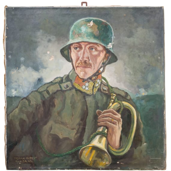 Gem&auml;lde eines Angeh&ouml;rigen des k.u.k. Infanterieregiments 42