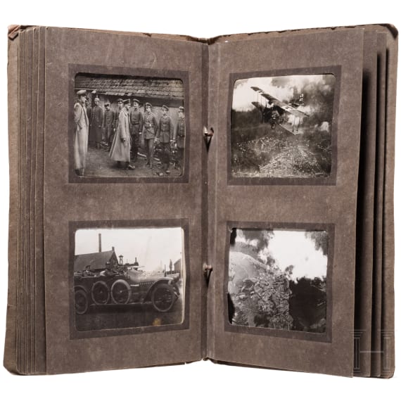 Fotoalbum eines Angeh&ouml;rigen der bayerischen Fliegertruppe, 1915 - 1916