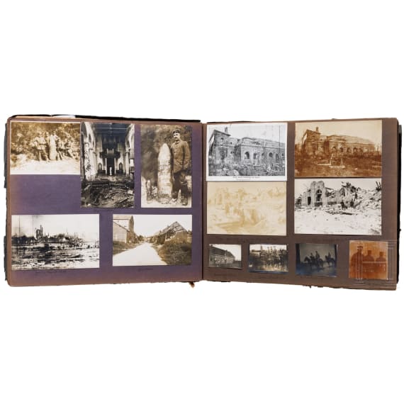 Fotoalbum eines deutschen Piloten von der Westfront, 1916 - 1917