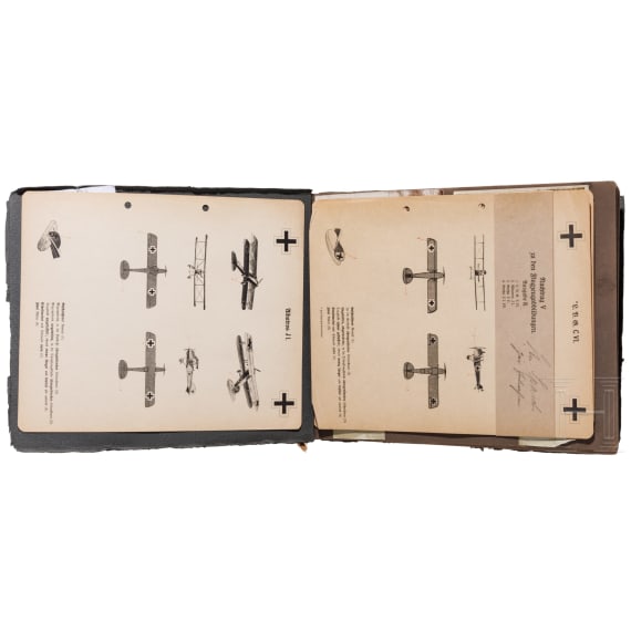 Fotoalbum eines deutschen Piloten von der Westfront, 1916 - 1917