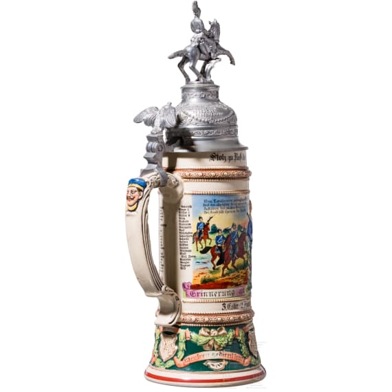 Reservistenkrug des Reservisten Meyer IV., 2. Hannoversches Dragoner-Regiment Nr. 16, L&uuml;neburg, 1910 - 1913