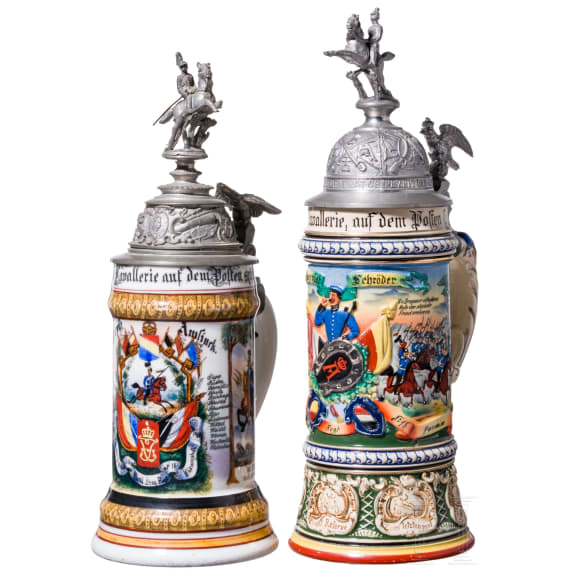 Zwei Reservistenkr&uuml;ge der Mecklenburgischen Dragoner, 1897 - 1910