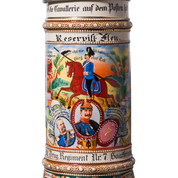 Drei Reservistenkr&uuml;ge der preu&szlig;ischen Dragoner, 1900 - 1914